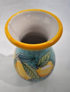 decoro limoni vaso cm.20 - disponibile cm.25 - 30 